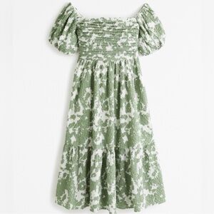 Abercrombie & Fitch NWT Emerson Green Floral Dress - Size S
